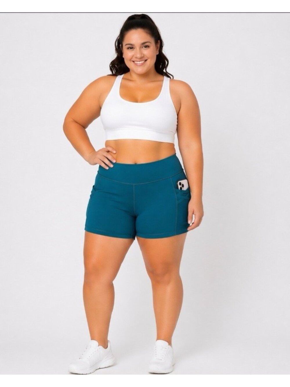 High-Waisted Motion365  Pocket Bike Short 5" by Fabletics Size XXL
